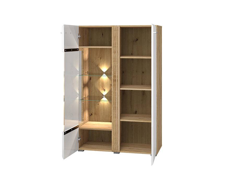 Vitrine – ADAGIO 03 – Elegante Kombination aus Stauraum und Präsentation