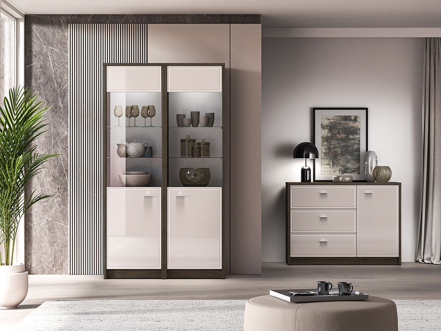 Vitrine – AVANTE 02 – Elegante Präsentation mit brillantem Hochglanz