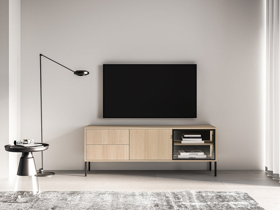 TV Lowboard – BARNEE 04 – Multimediale Eleganz für Ihr Wohnzimmer