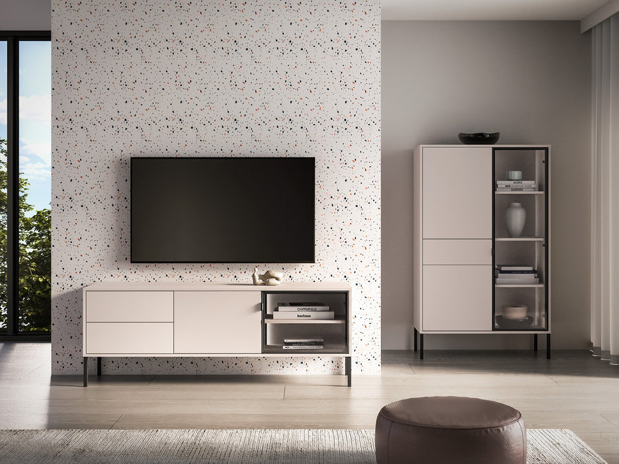 TV Lowboard – BARNEE 04 – Multimediale Eleganz für Ihr Wohnzimmer