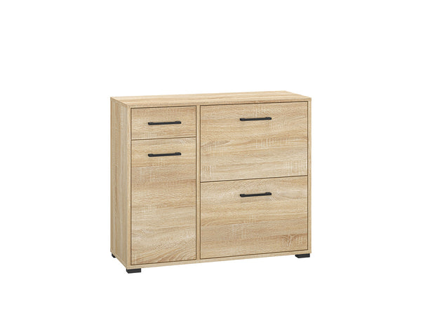 Schuhschrank – CARO 08 – Hoher Schuhorganizer mit Holzoptik