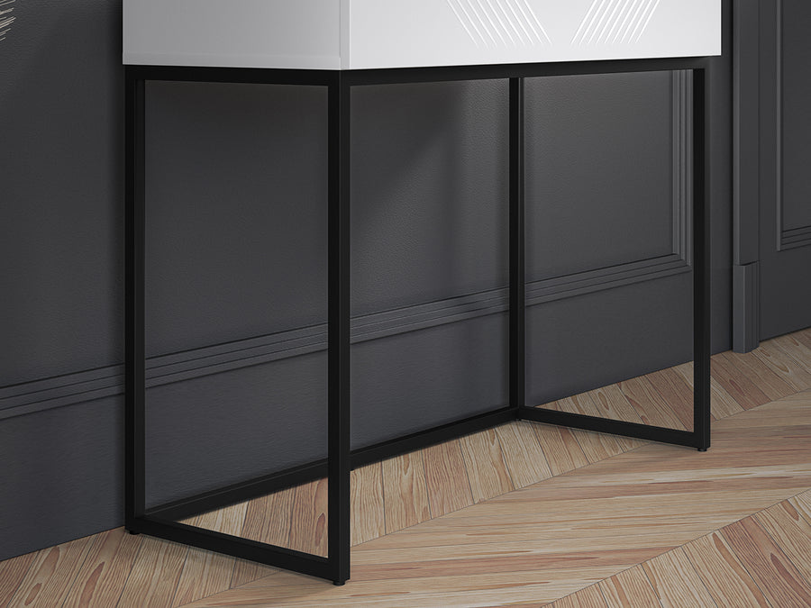 Schminktisch – CLEARING 06 – Elegante Frisiertisch-Konsole mit stilvoller Fräsung