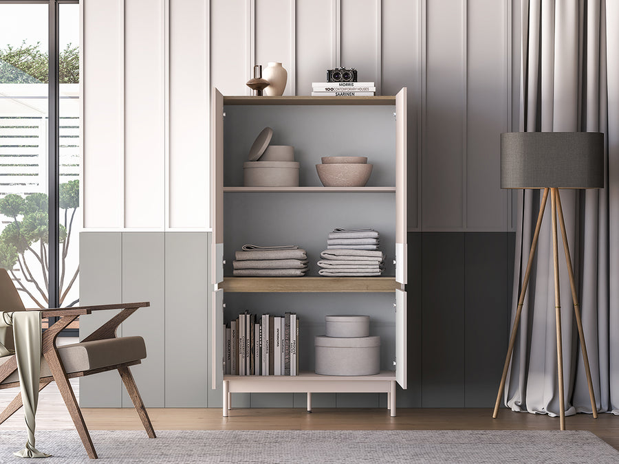 kommode – DUNEA 04 – Funktionaler Stauraumschrank mit Holzoptik