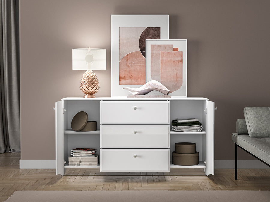 Kommode – GLAMOUR 02 – Elegantes Sideboard mit Hochglanz-Front