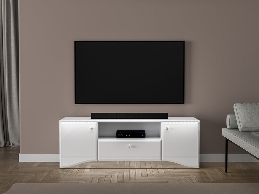 TV-Schrank – GLAMOUR 03 – Modernes Lowboard mit Hochglanz-Front