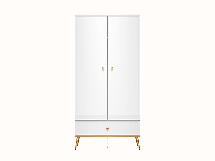 Kleiderschrank – GOLDIN 01 – Moderner Schrank mit Hochglanzfront