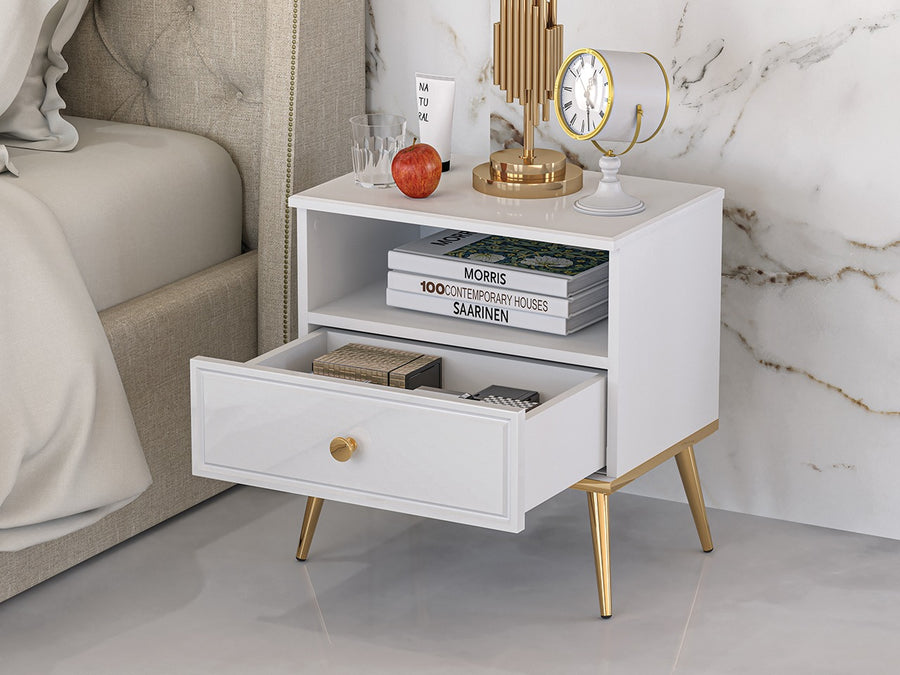 Nachttisch – GOLDIN 0701 – Eleganter Nachttisch in modernem Design