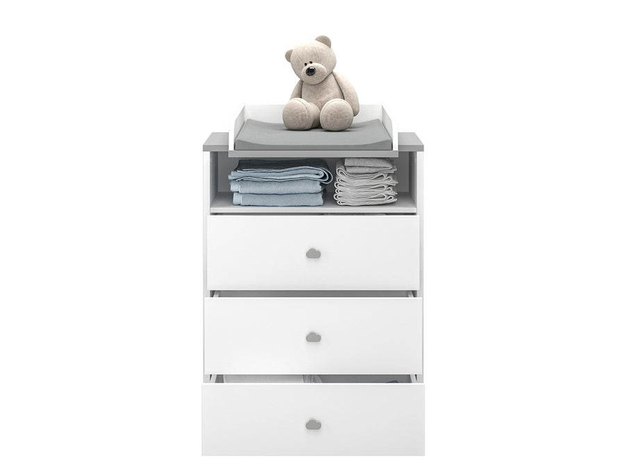Kommode mit Wickelaufsatz – LOEN – Stilvolle Organisation für die Babyzeit