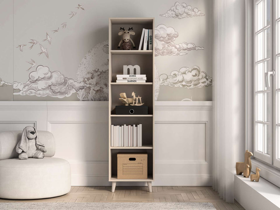 Regal – MEVEL 03 – Modernes Standregal mit Stauraum