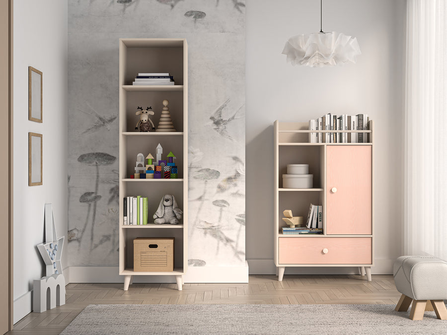 Regal – MEVEL 03 – Modernes Standregal mit Stauraum
