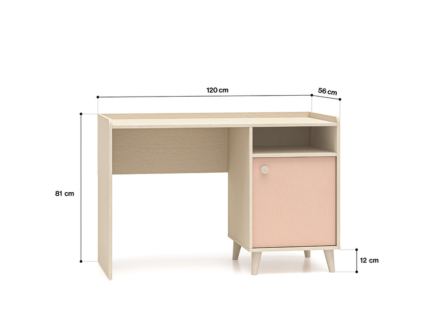 Schreibtisch – MEVEL 07 – Moderner Arbeitstisch mit funktionalem Design