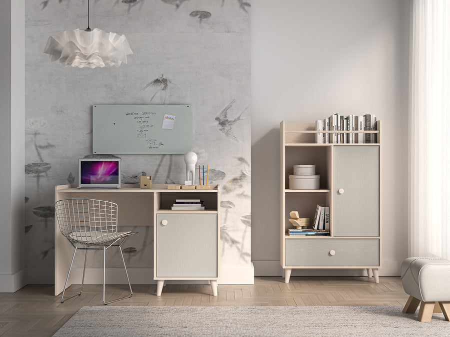 Schreibtisch – MEVEL 07 – Moderner Arbeitstisch mit funktionalem Design