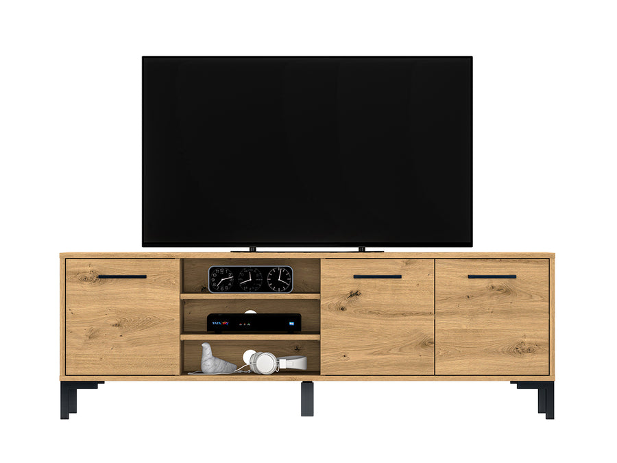 TV-Schrank – NEVIO 20 – Moderner Lowboard mit Holzoptik