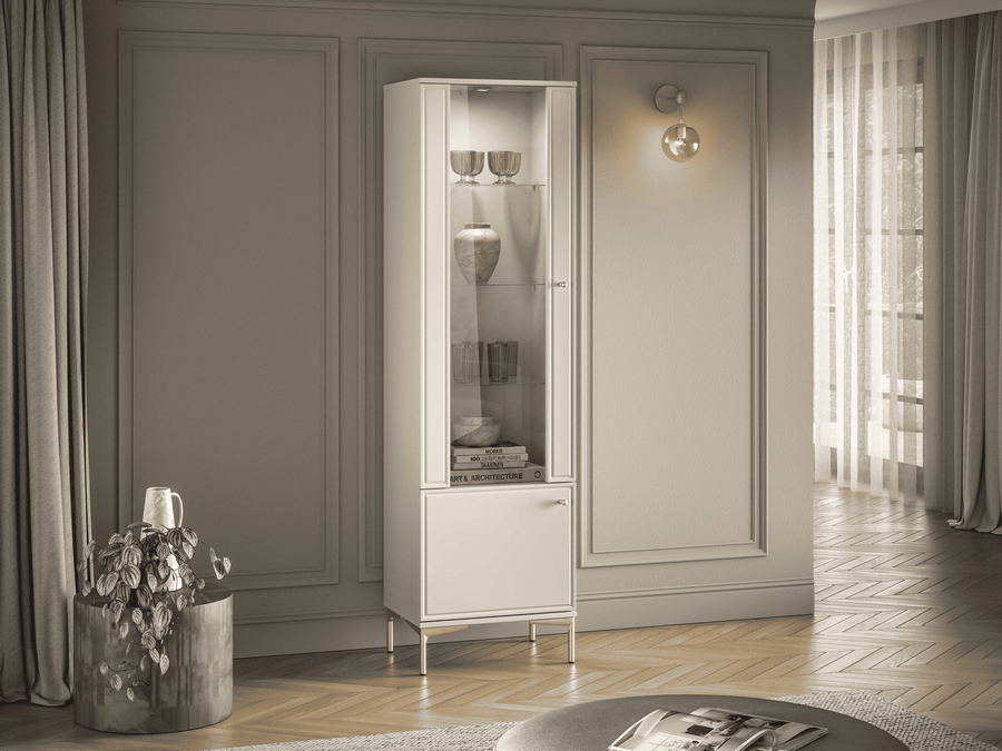 Vitrine – SANDRO 02 – Elegante Stauraumlösung für Ihr Zuhause
