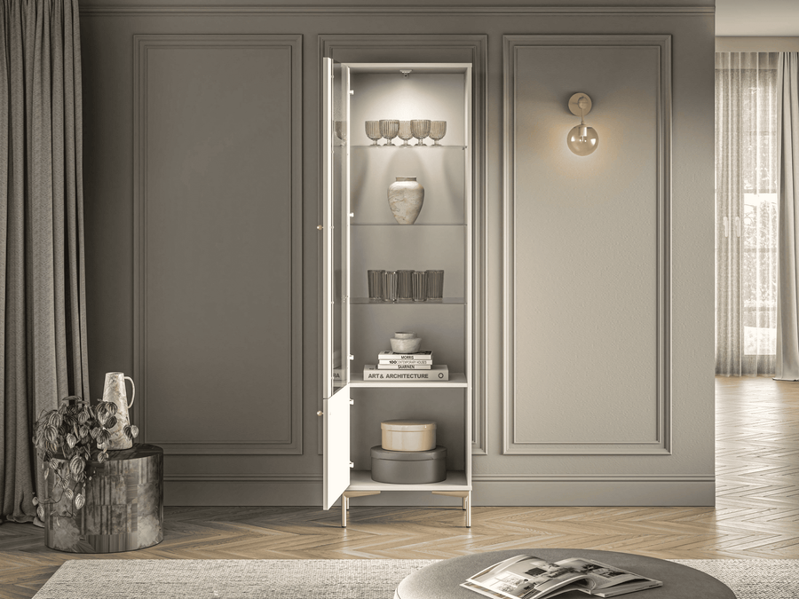 Vitrine – SANDRO 02 – Elegante Stauraumlösung für Ihr Zuhause