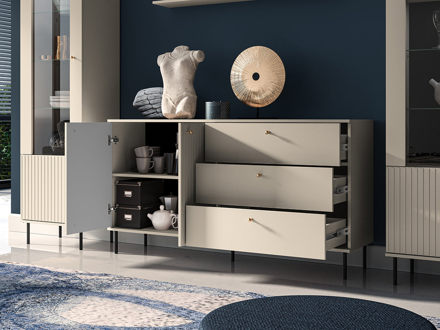 Kommode – SOPHIE – Moderne Anrichte mit Schubladen und Türen