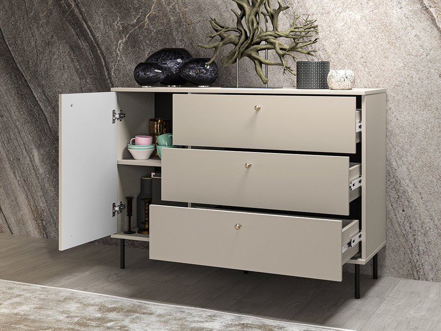 Kommode – SOPHIE – Moderne Anrichte mit Schubladen und Türen
