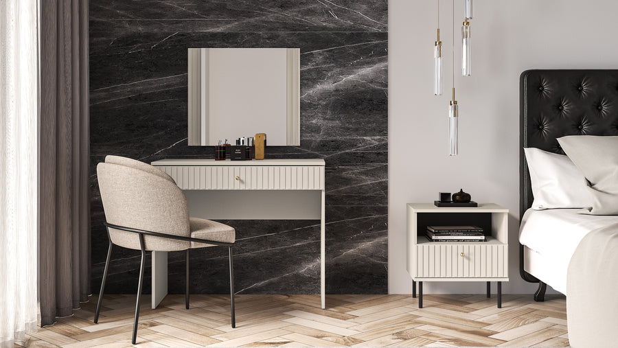 Wandspiegel – SOPHIE 11 – Elegantes Spiegel-Element mit MDF-Dekor