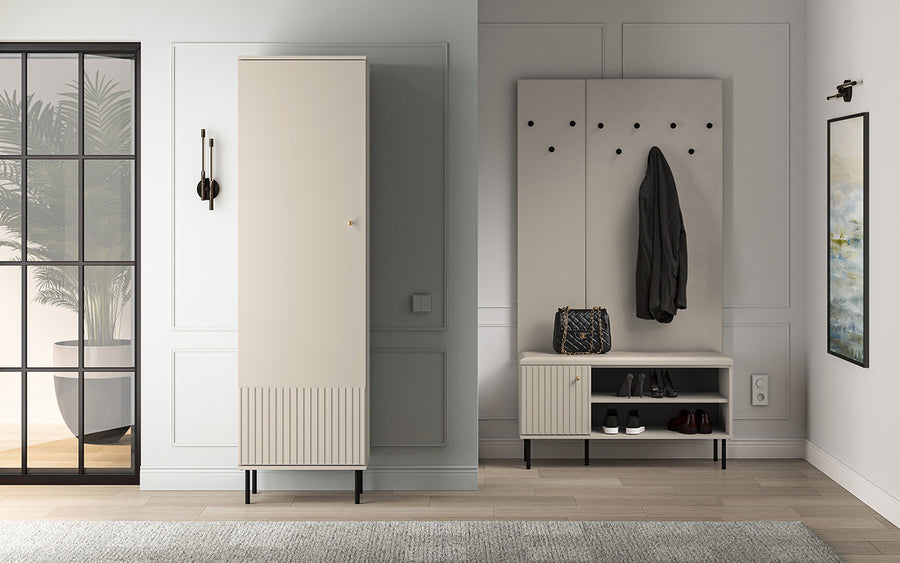 Garderobenschrank – SOPHIE 12 – Eleganter Aufbewahrungsschrank mit funktionalen Details