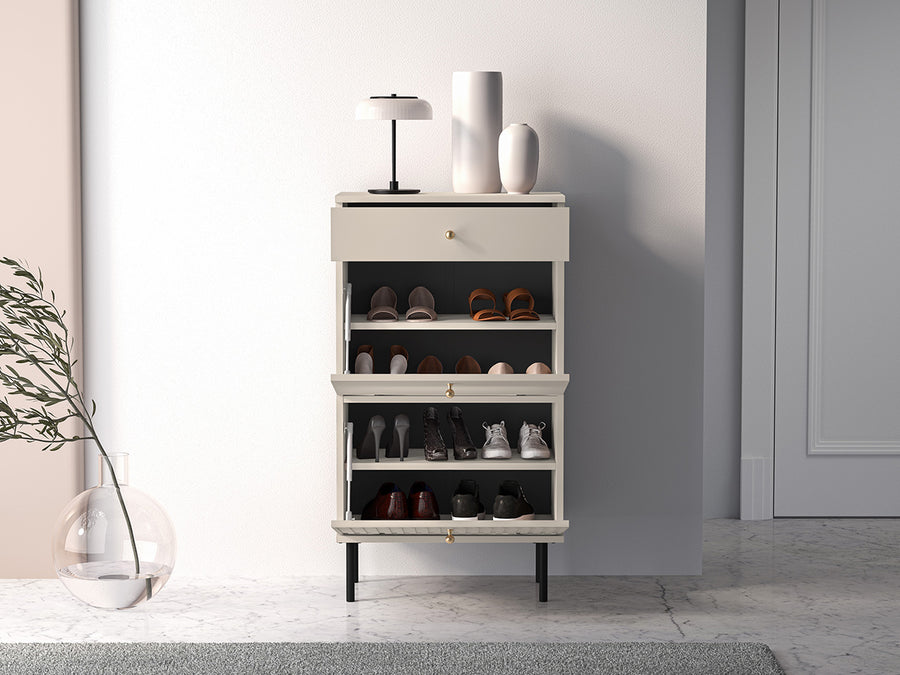 Schuhschrank – SOPHIE 13 – Moderner Flurschrank mit eleganter Frontgestaltung