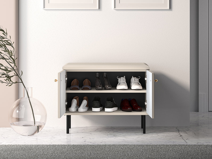 Schuhbank – SOPHIE 16 – Kompakte Sitzbank mit Stauraum für den Flur
