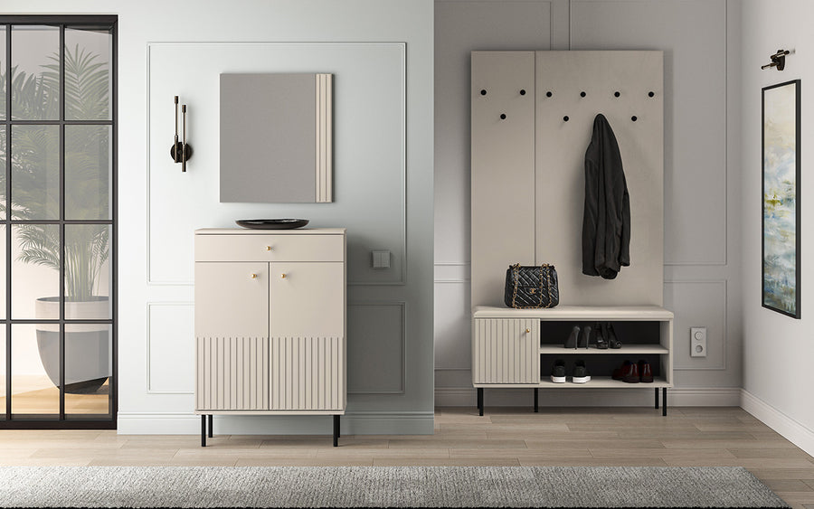 Wandspiegel – SOPHIE 21 – Moderner Spiegel mit MDF-Rahmenstruktur