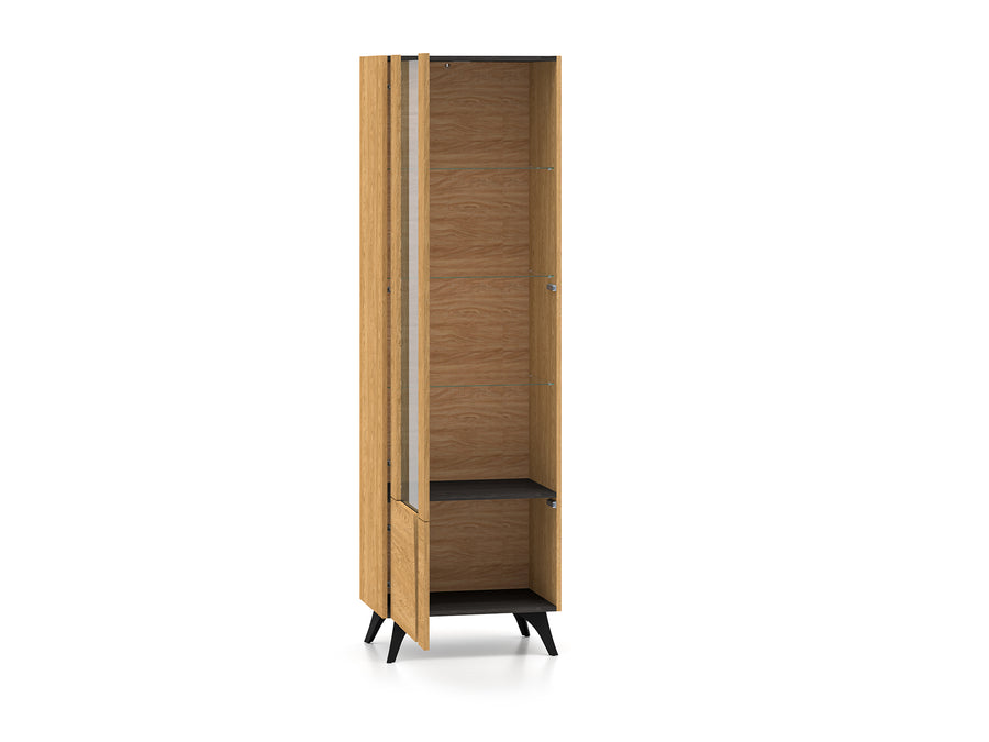 Standvitrine – TOSCANIA 02 – Modernes Design mit eleganter Glasfront