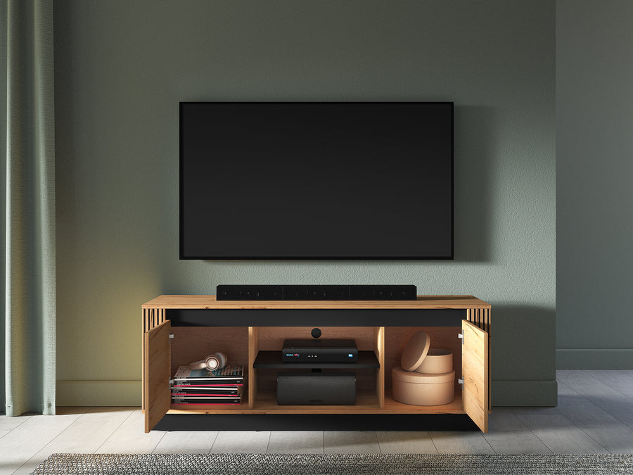 TV-Schrank – URSO 08 – Moderner TV-Unterschrank mit Holzoptik