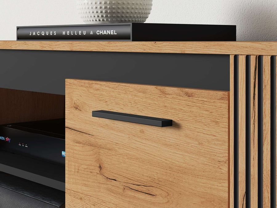 TV-Schrank – URSO 08 – Moderner TV-Unterschrank mit Holzoptik