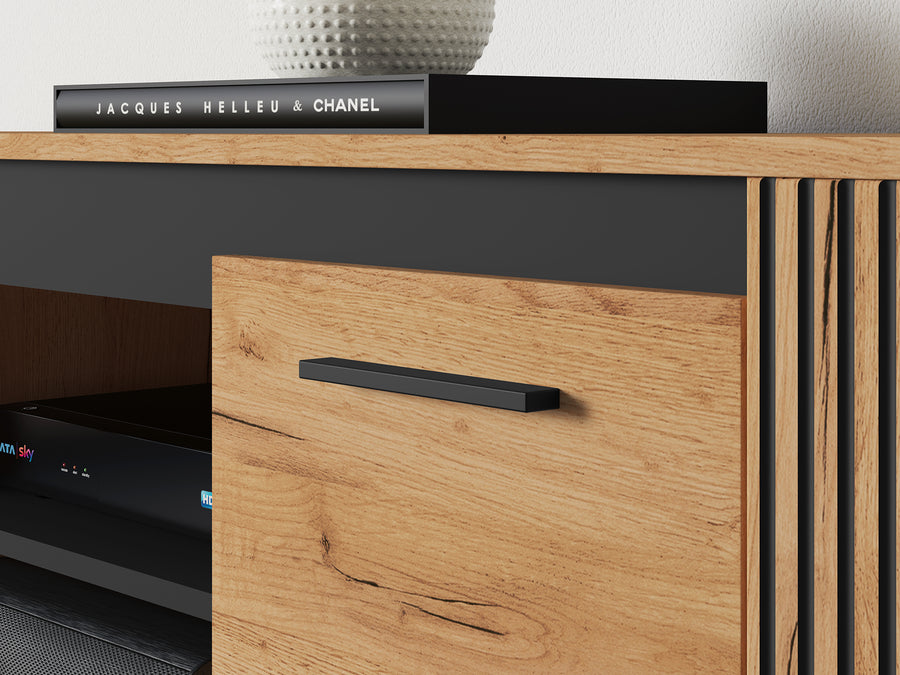 TV-Schrank – URSO 08 – Moderner TV-Unterschrank mit Holzoptik
