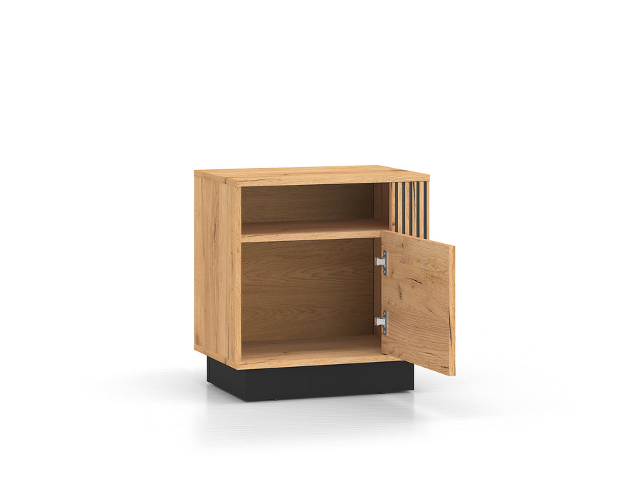 Nachttisch – URSO 09 – Moderner Beistelltisch mit Holzoptik