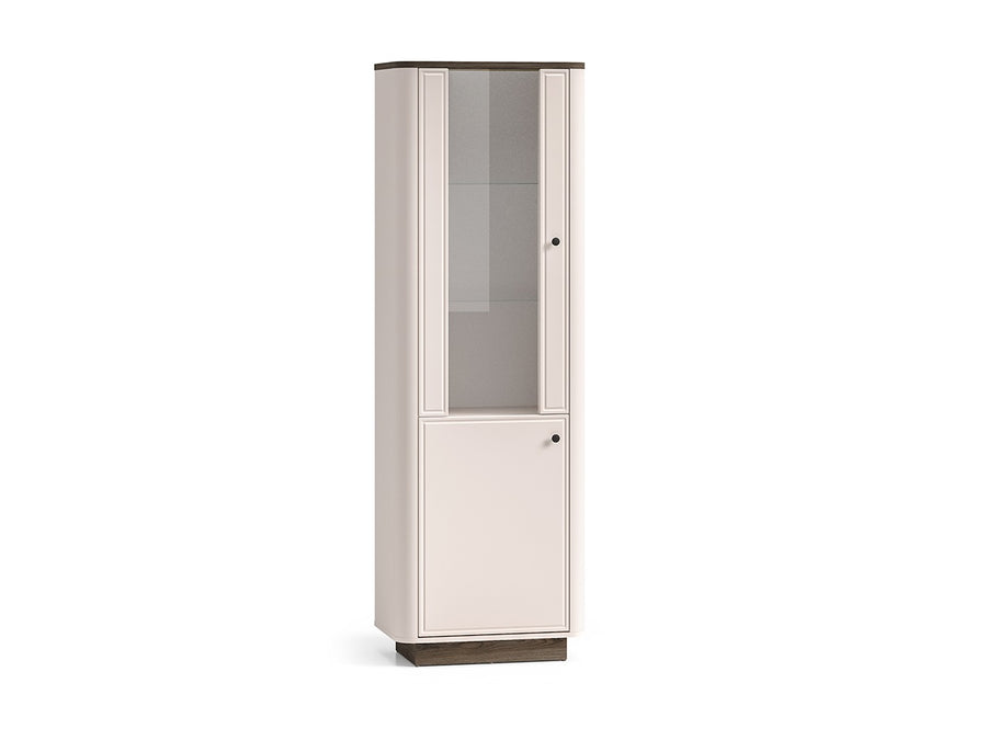 Vitrine – VILAVIO 01 – Elegantes Design mit sanften Rundungen