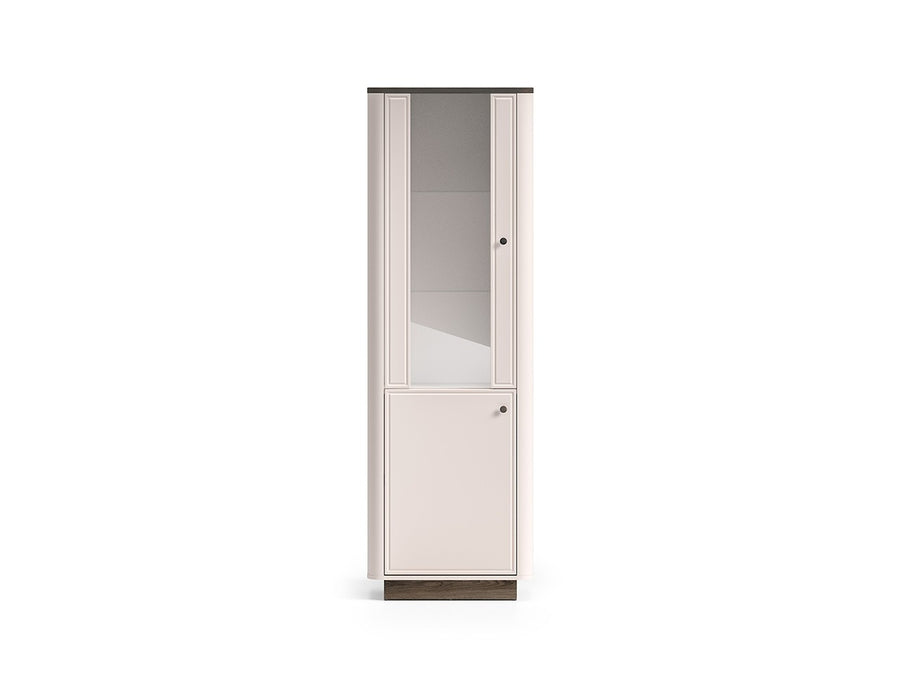 Vitrine – VILAVIO 01 – Elegantes Design mit sanften Rundungen