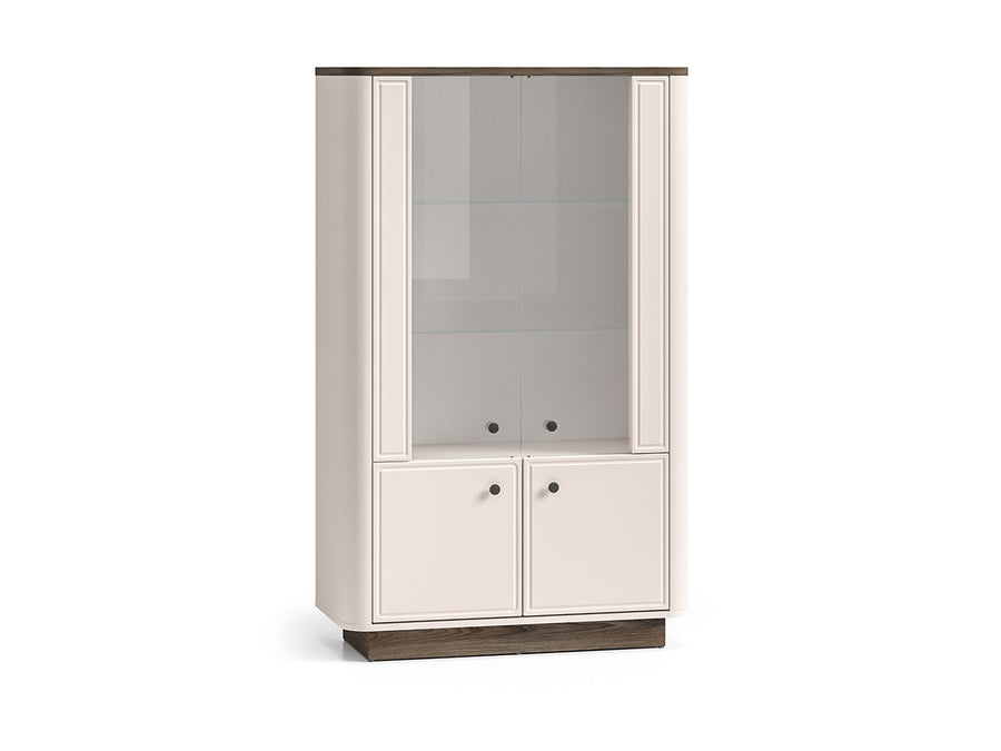 Vitrine – VILAVIO 02 – Elegante Präsentation mit abgerundeten Kanten