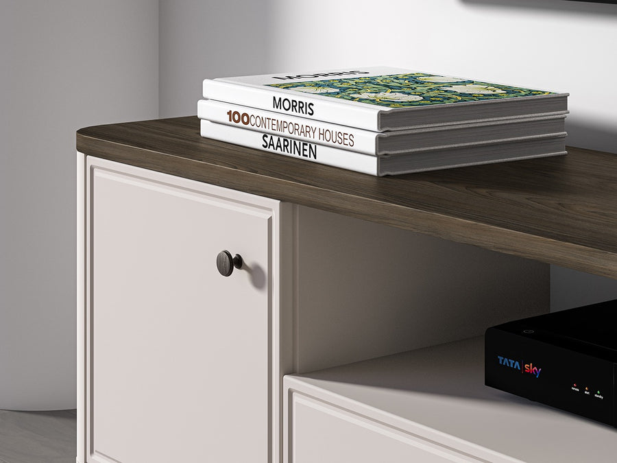 TV Lowboard – VILAVIO 05 – Elegantes Mediacenter mit sanften Rundungen