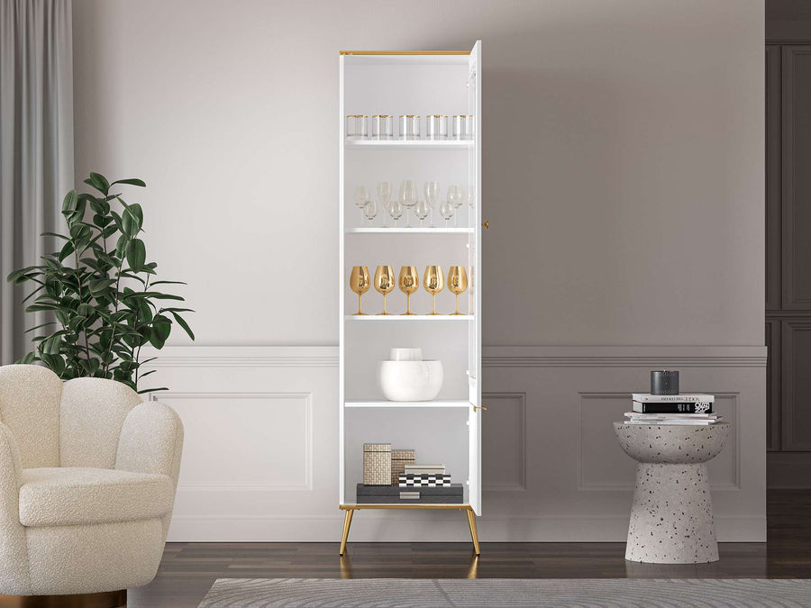 Vitrine – VITERBO 02 & 03 – Moderner Glasvitrinenschrank mit Stauraum