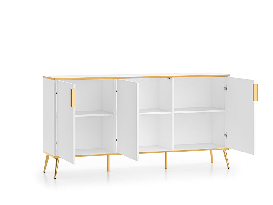 Kommode – VITERBO 04 – Moderner Sideboard & Kommode in Weiß Matt