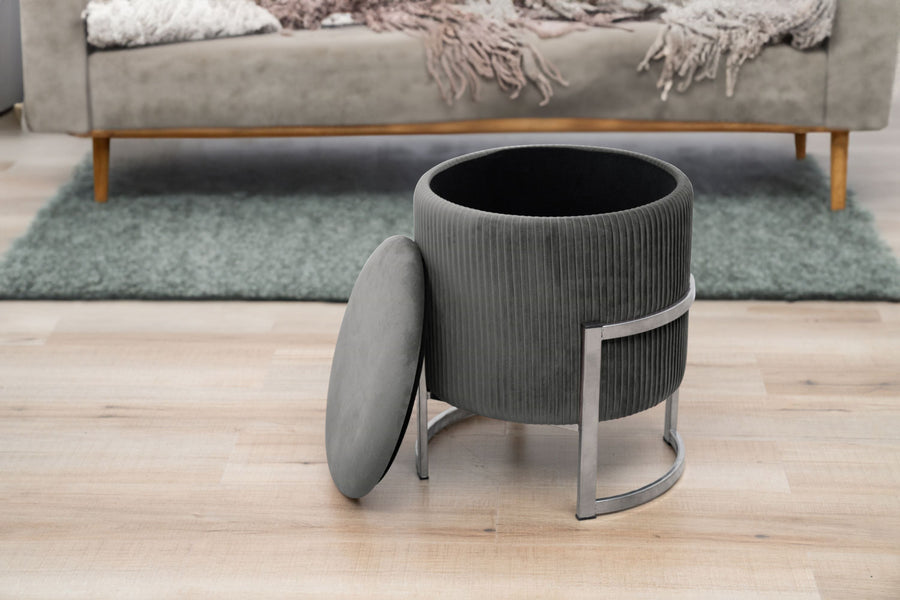 Sitzhocker – PORTO – Modernes Design mit praktischem Stauraum