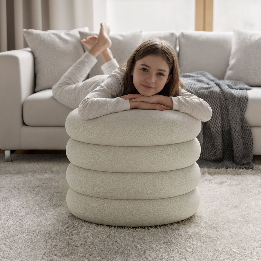 Sitzhocker – MOLLIS – Weiches Design mit praktischer Funktion