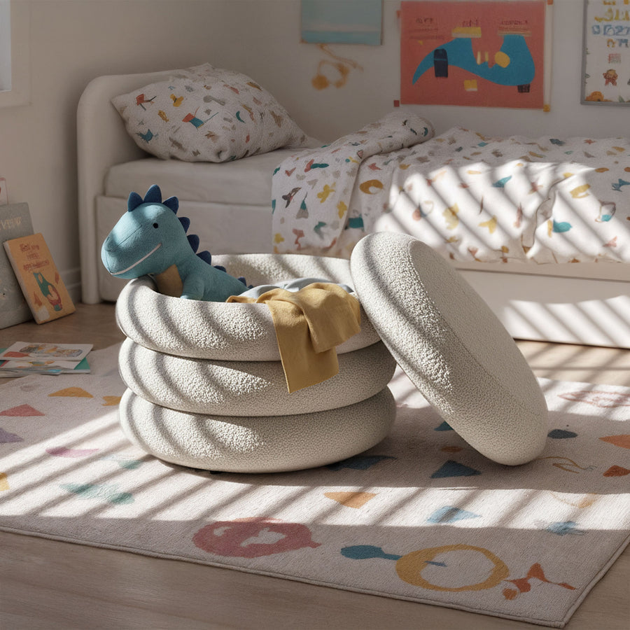 Sitzhocker – MOLLIS – Weiches Design mit praktischer Funktion