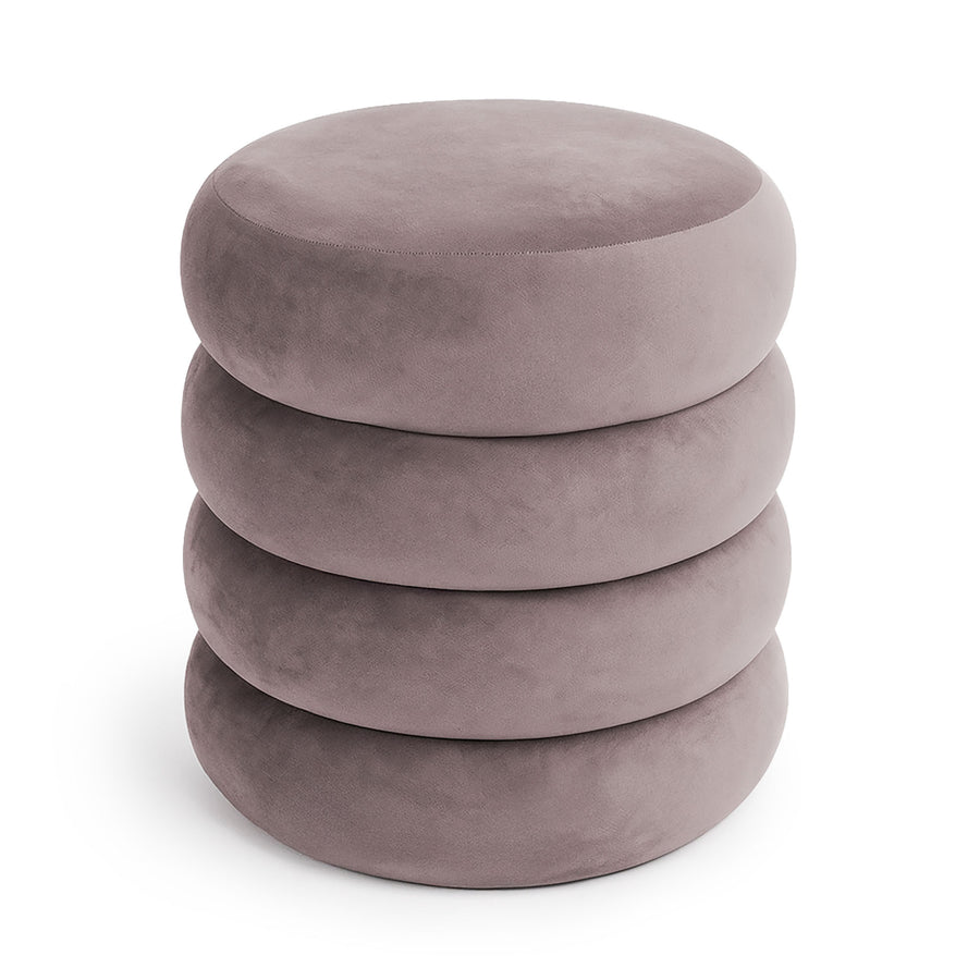 Sitzhocker – SNUGGO – Eleganter Samthocker mit Stauraum im modernen Design
