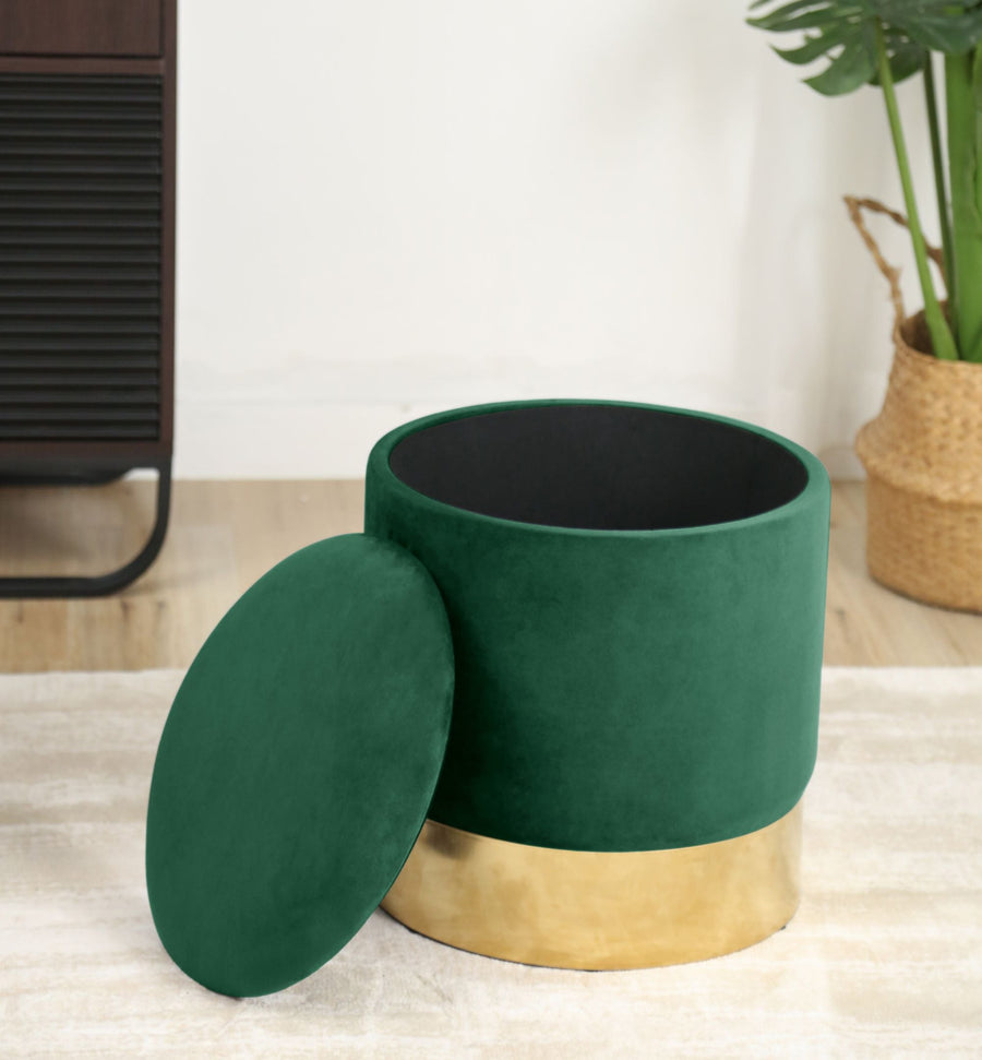 Sitzhocker – GOLDEN – Elegantes Design mit praktischem Stauraum
