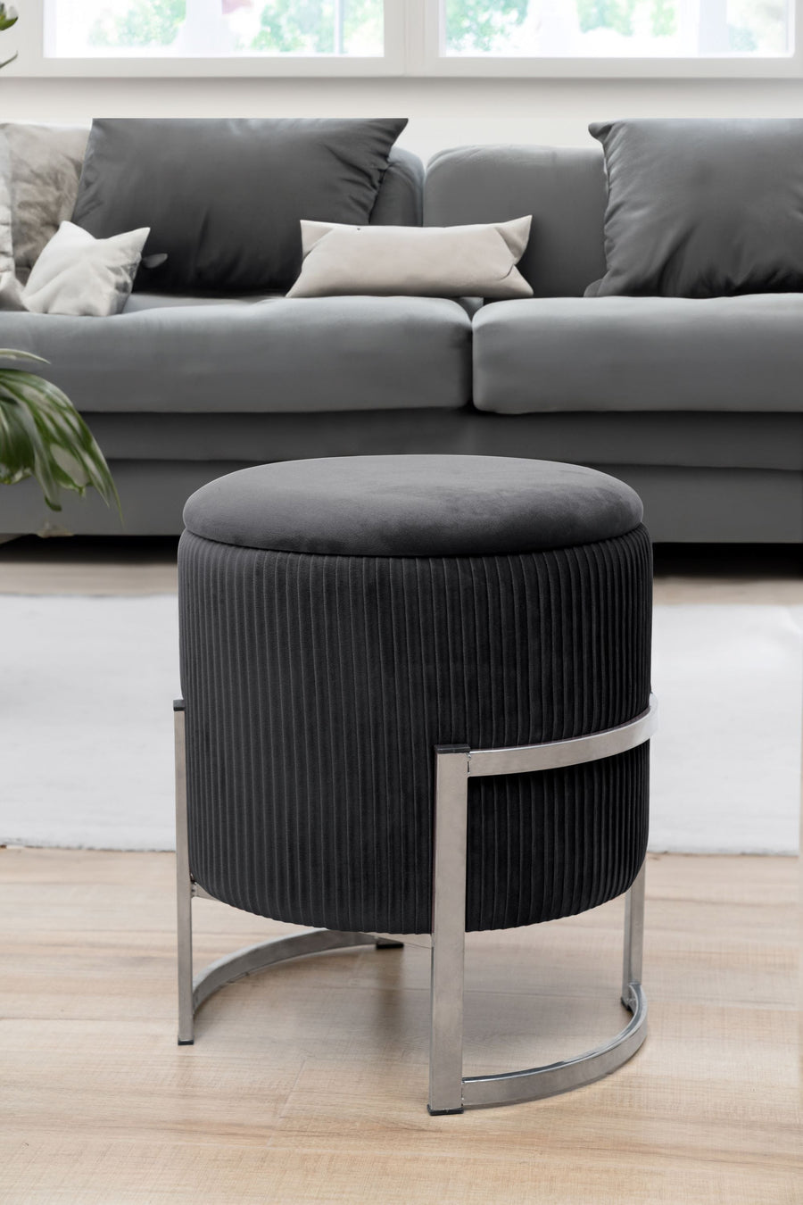 Sitzhocker – PORTO – Modernes Design mit praktischem Stauraum