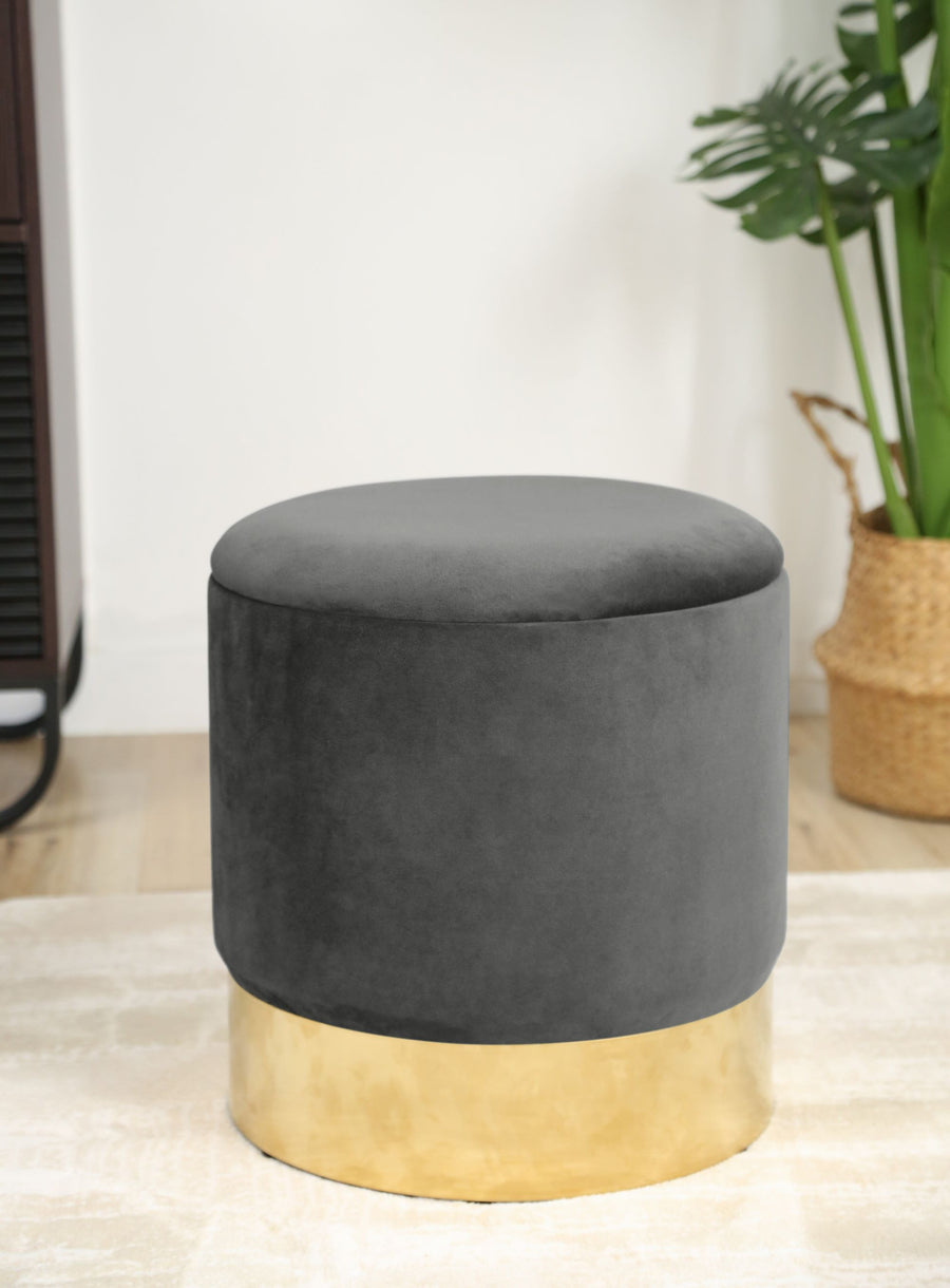 Sitzhocker – GOLDEN – Elegantes Design mit praktischem Stauraum