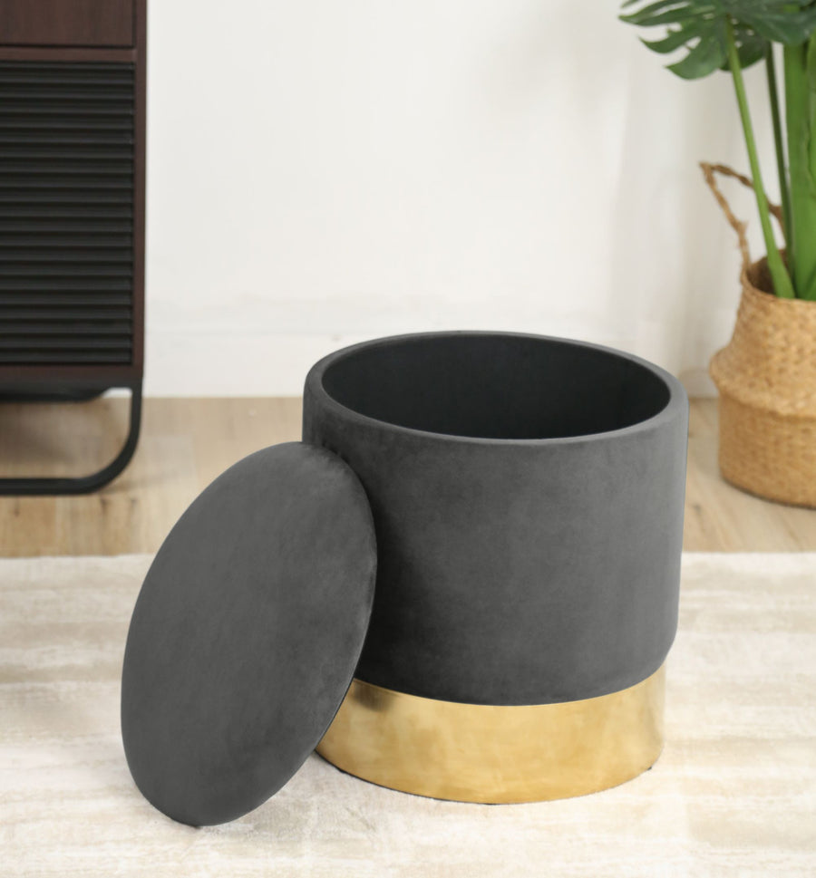 Sitzhocker – GOLDEN – Elegantes Design mit praktischem Stauraum
