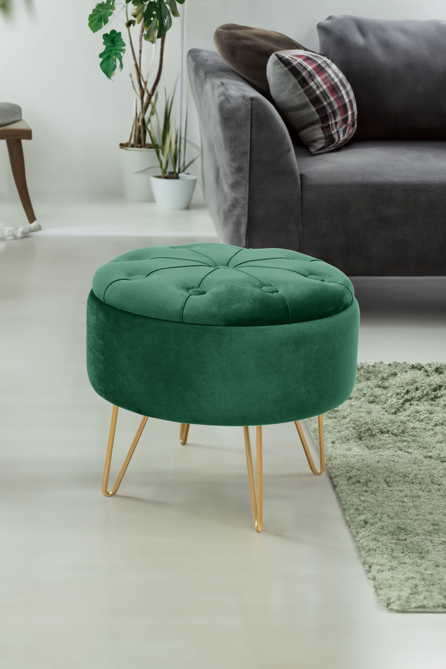 Sitzhocker – CARO – Elegantes Design mit praktischem Stauraum