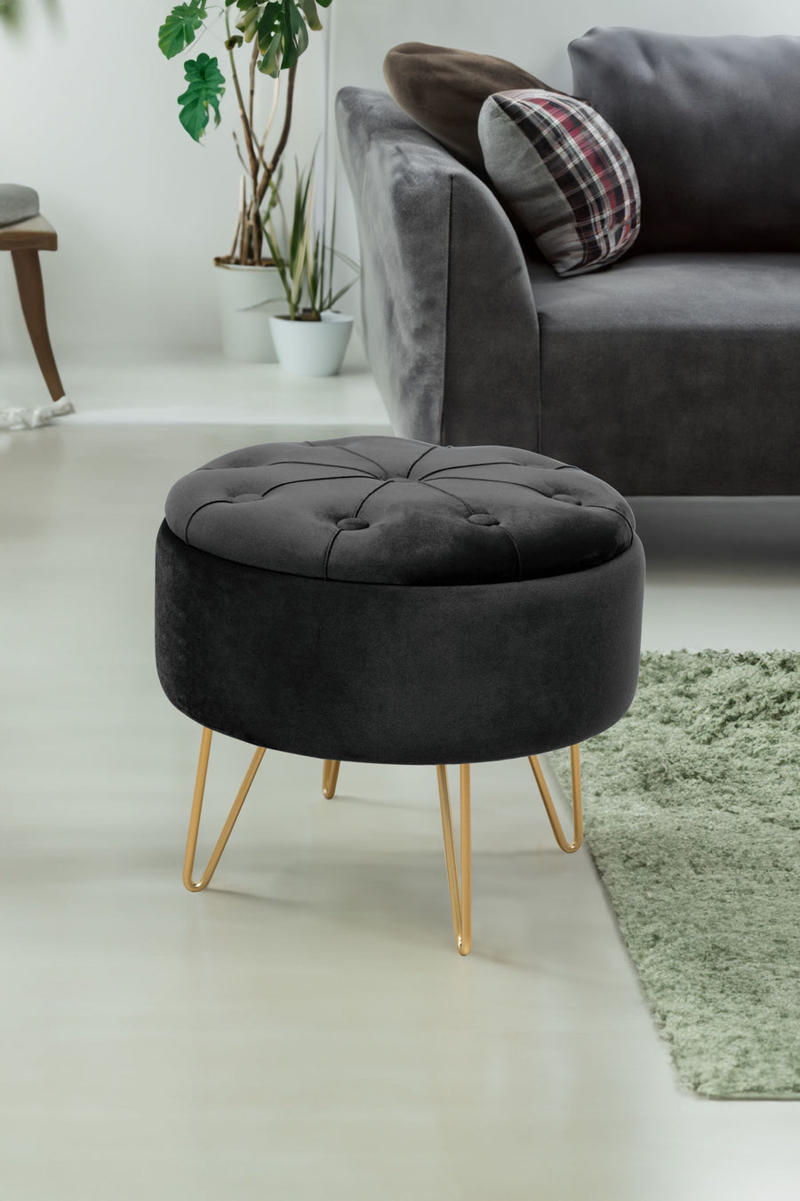 Sitzhocker – CARO – Elegantes Design mit praktischem Stauraum