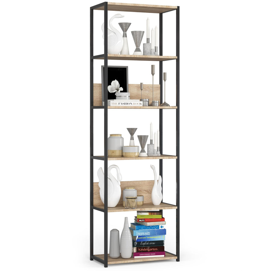 Regal – LOFT – Breites Metallregal mit sechs offenen Ablagen