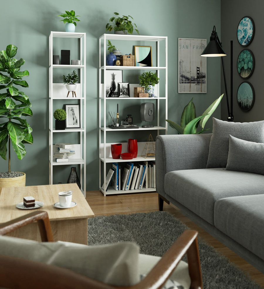 Regal – LOFT – Großes Industrie-Design mit 6 offenen Fächern