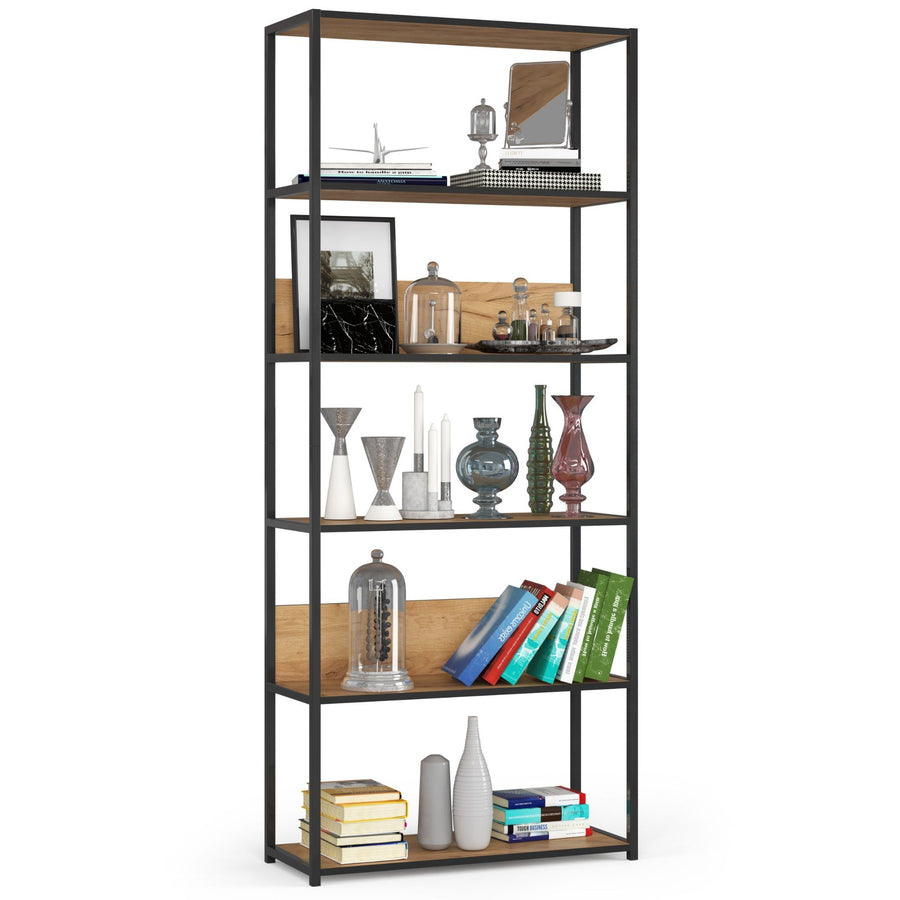 Regal – LOFT – Großes Industrie-Design mit 6 offenen Fächern
